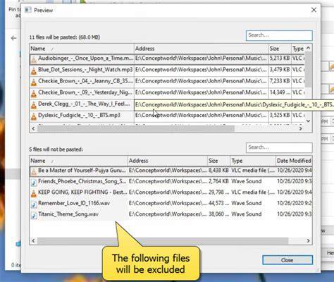 Copy folder recursively excluding some folders