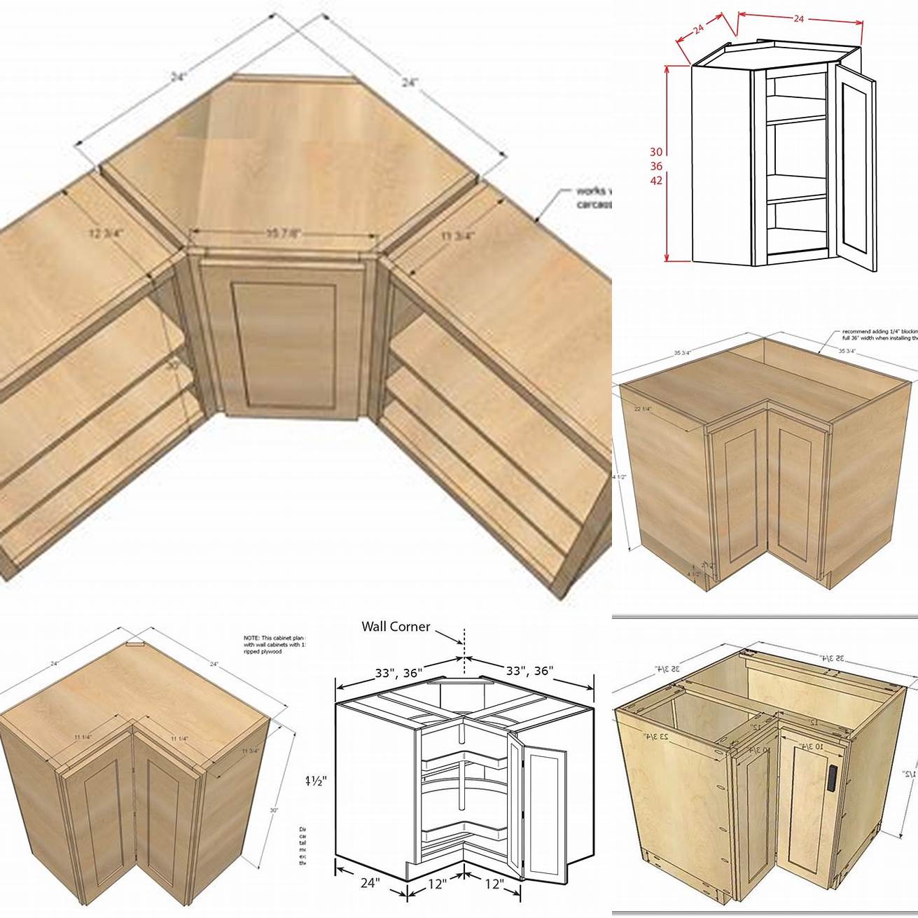 Corner Cabinet Dimensions
