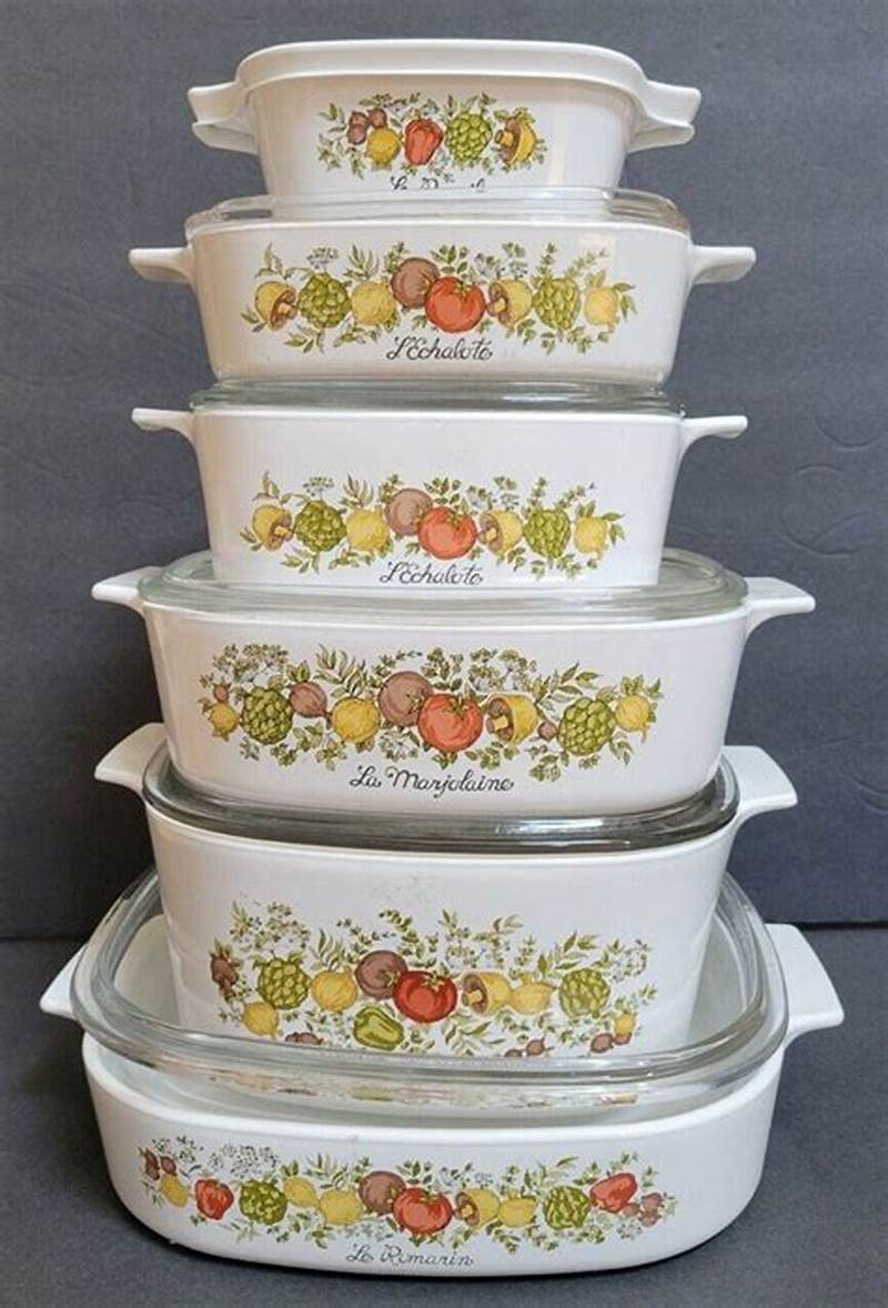 Corningware Vegetable Pattern