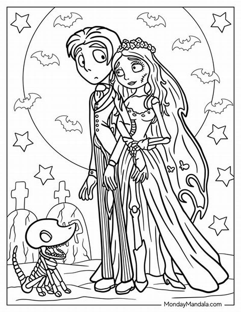 Corpse Bride Coloring Page