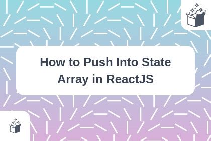 Correct way to push into state array