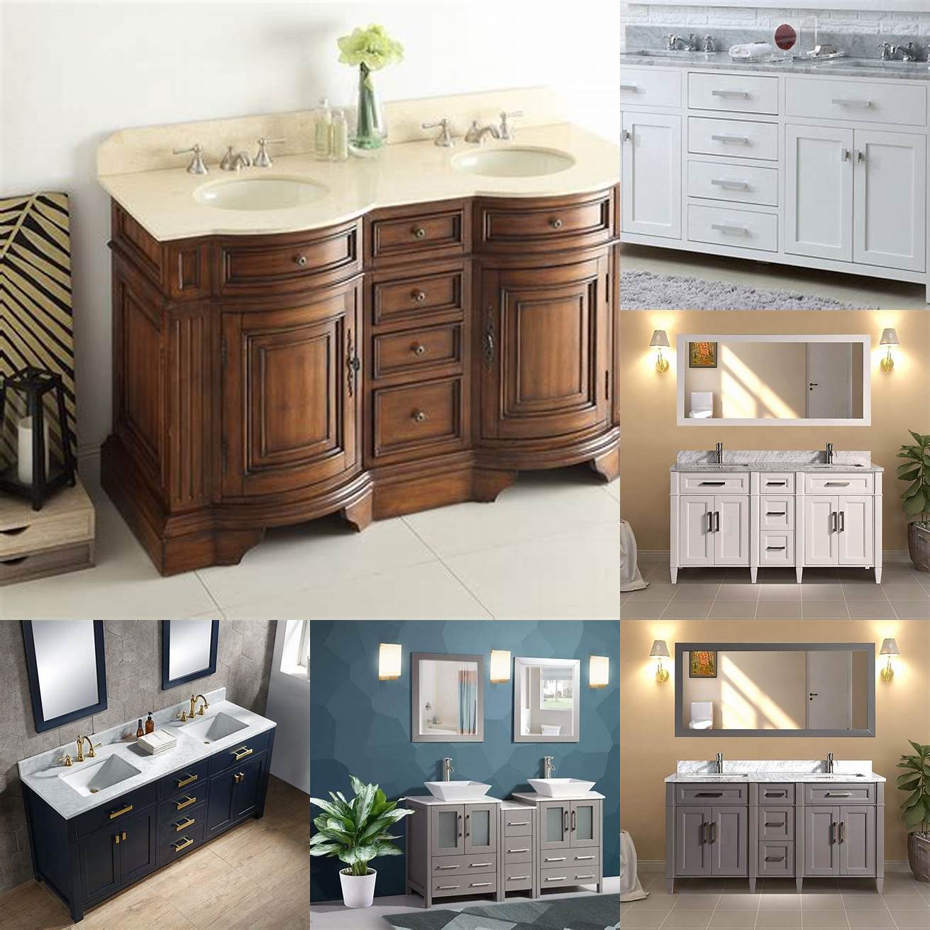 Cost A dual sink bathroom vanity can be more expensive than a single sink vanity