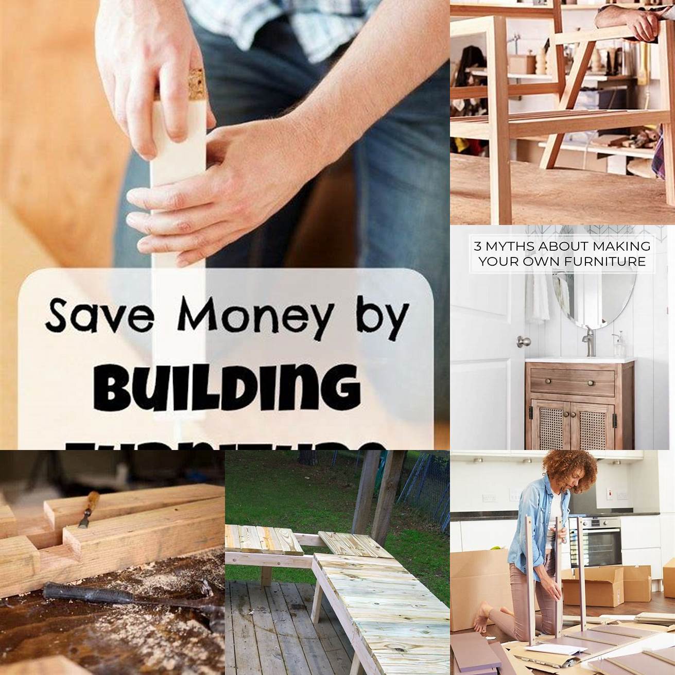 Cost Savings Building your own furniture can be less expensive than buying pre-made pieces from a store While the cost of materials and tools can add up you can often save money by doing the work yourself
