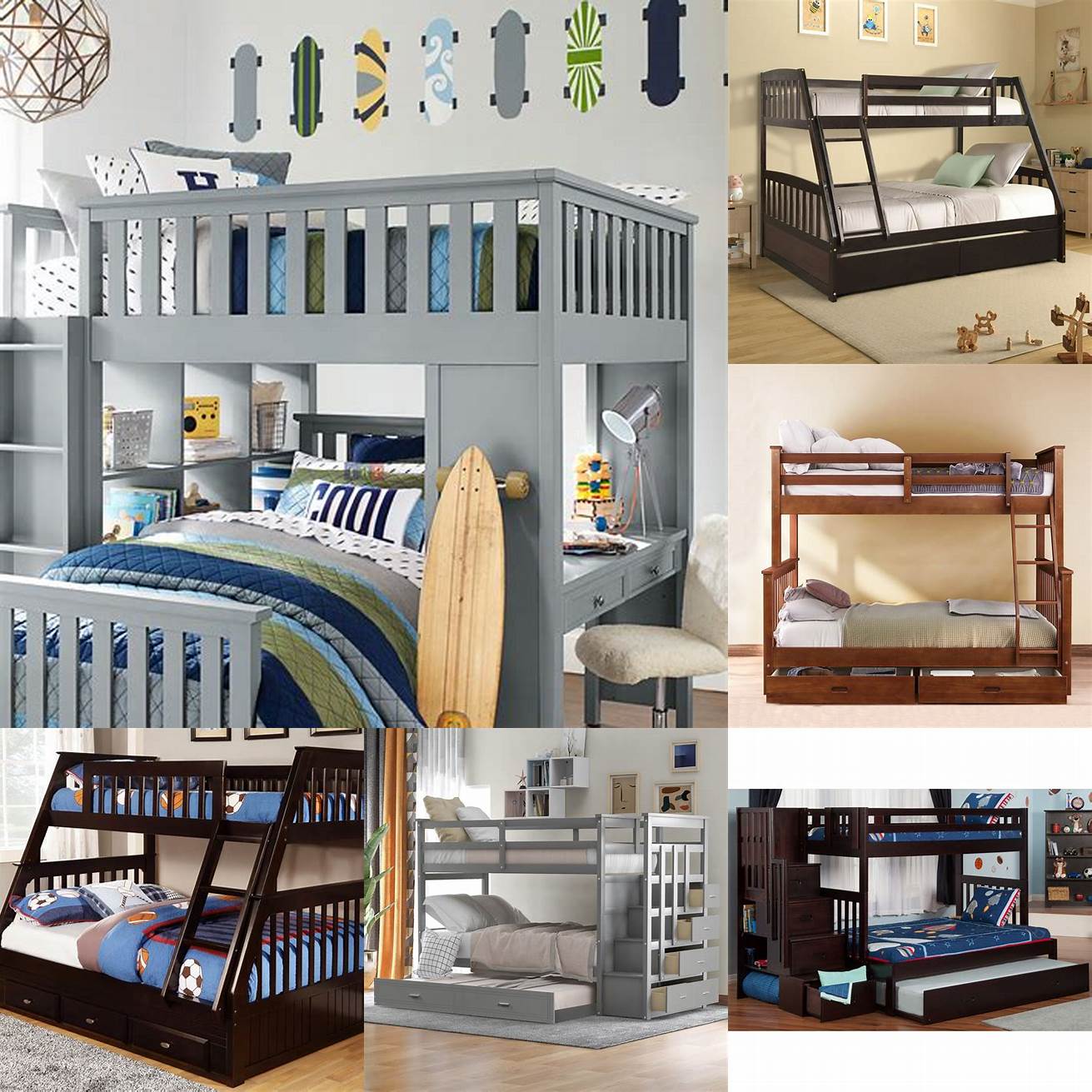 Cost-effective Boys bunk beds are often less expensive than buying two separate beds