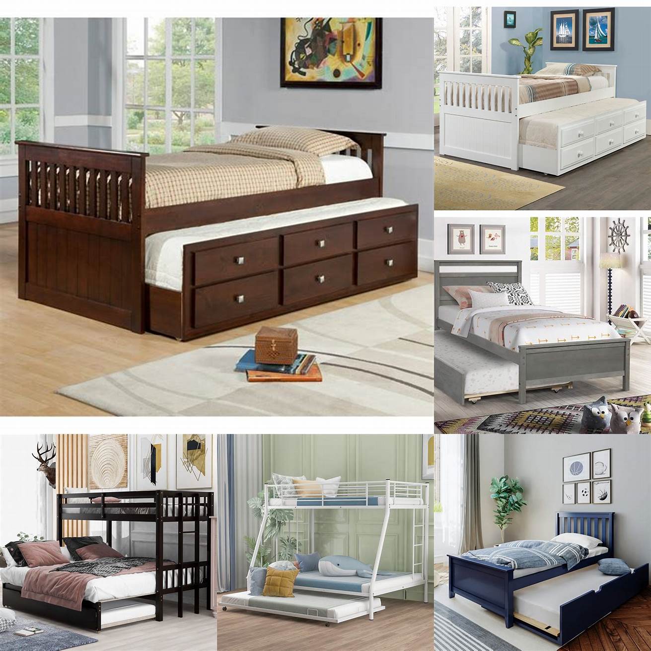 Cost-effective Purchasing a twin bed with trundle is often more cost-effective than buying two separate beds This is especially true if you are on a budget or if you only need the extra bed occasionally