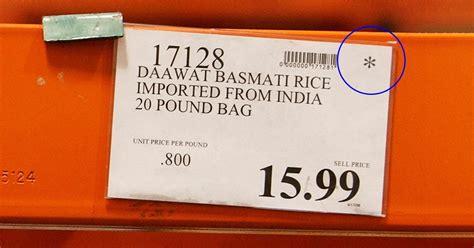 Costco Price Tag Template
