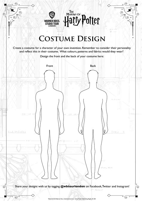 Costume Design Templates