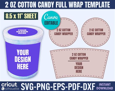 Cotton Candy Template