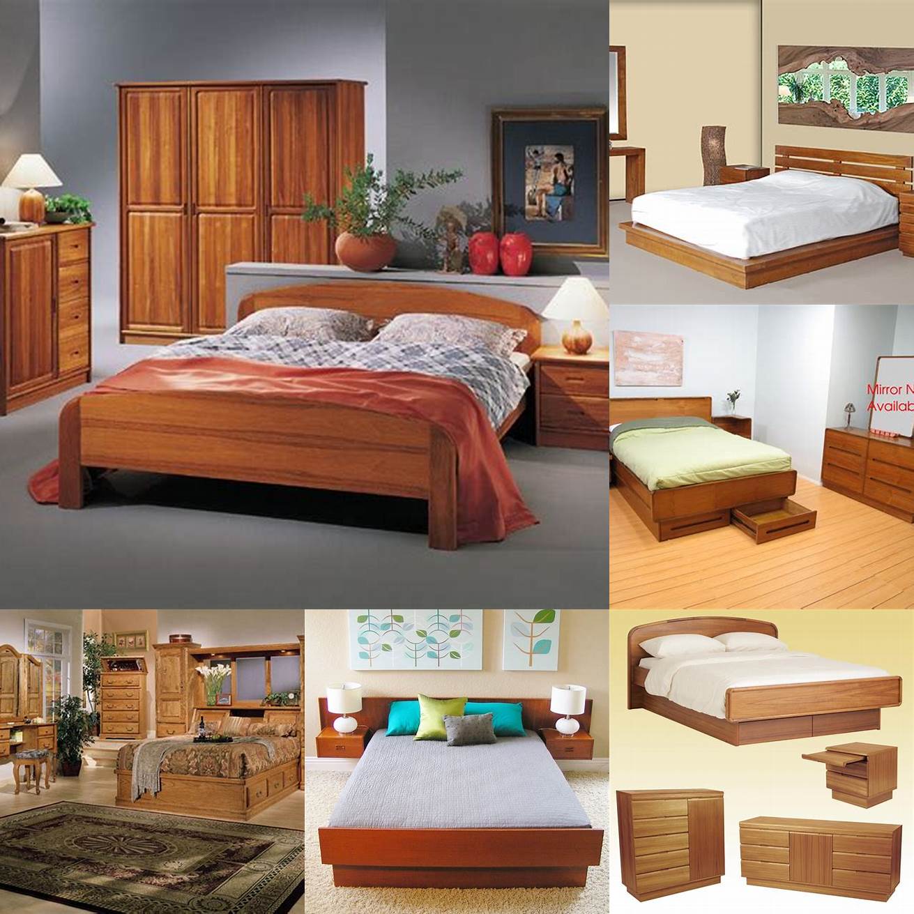 Country Casual Teak Furniture in a bedroom