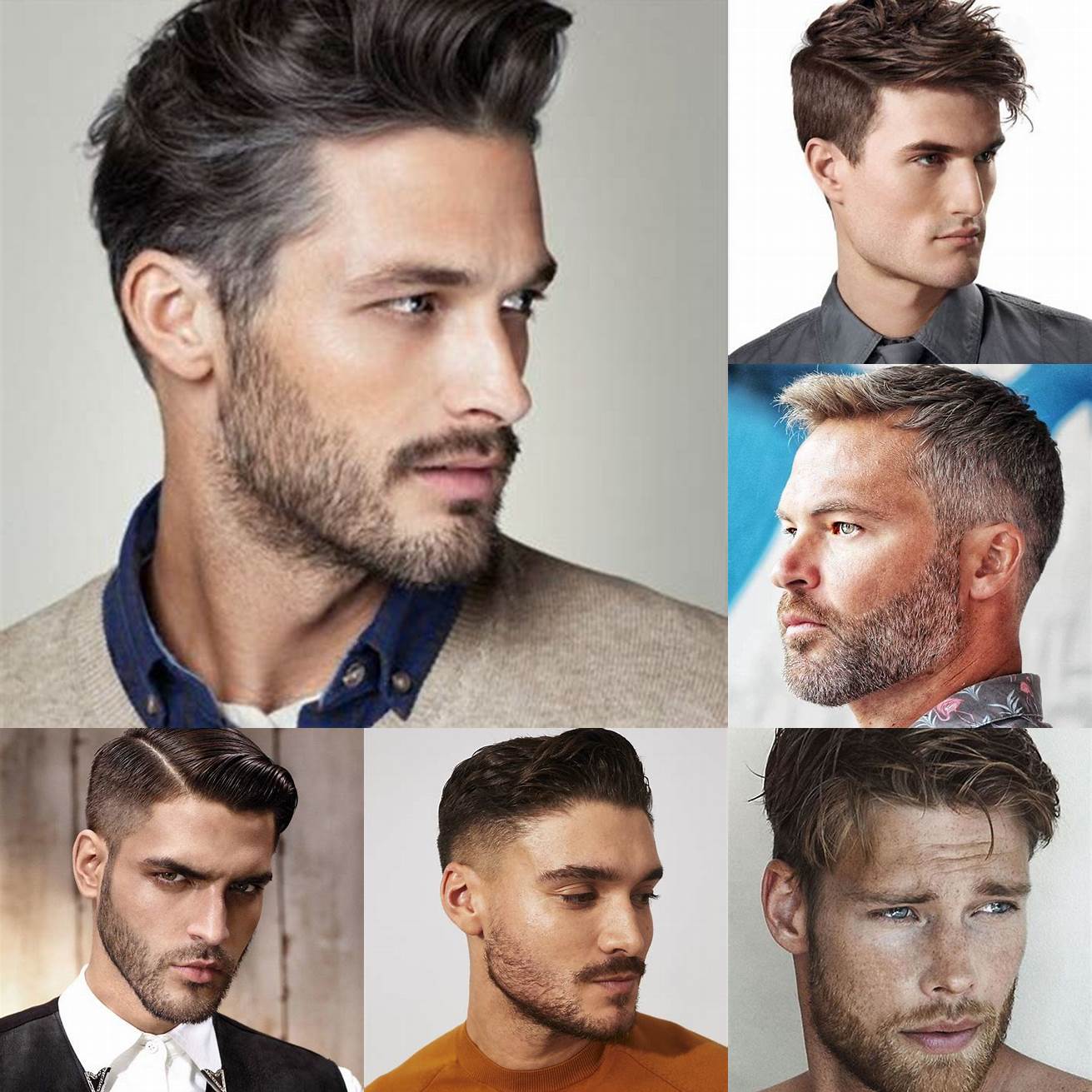Coupe de cheveux moderne pour hommes