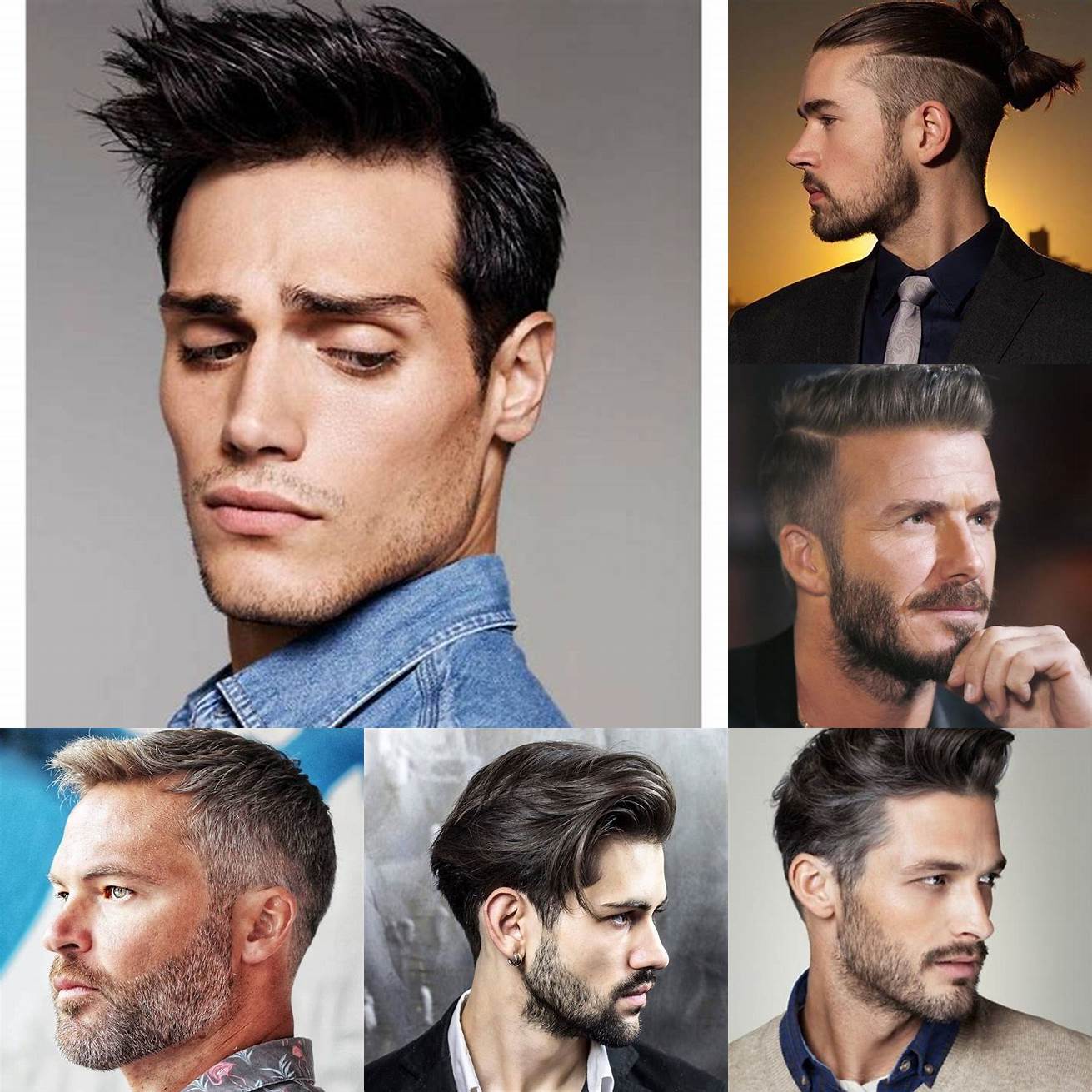 Coupe de cheveux pour hommes avec accessoires