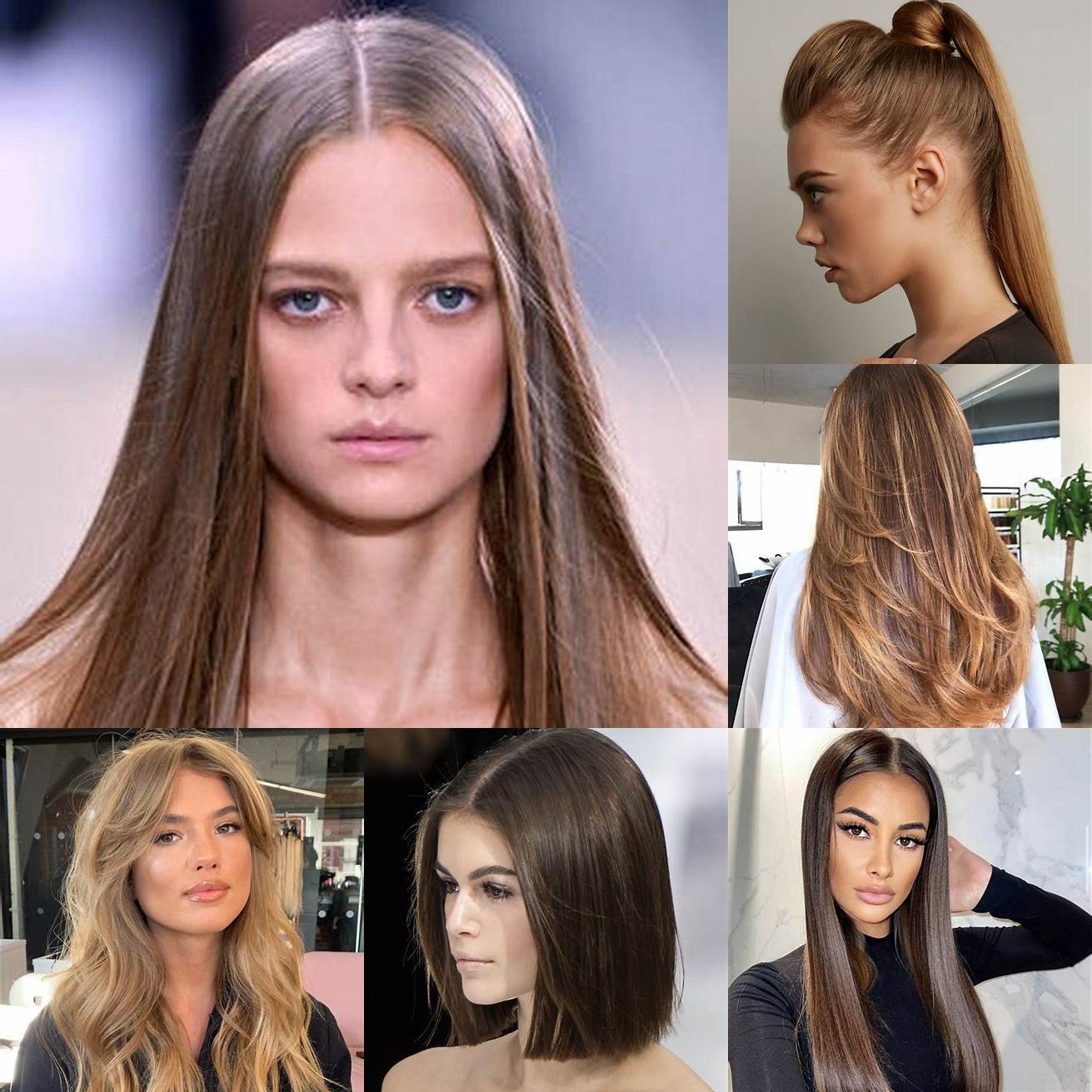 Coupe longue et lisse pour un look plus sophistiqué gardez les cheveux sur le dessus plus longs et lisses en utilisant un produit coiffant comme du gel