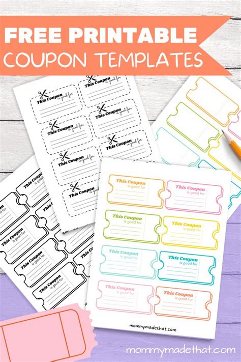 Coupon Book Free Printable