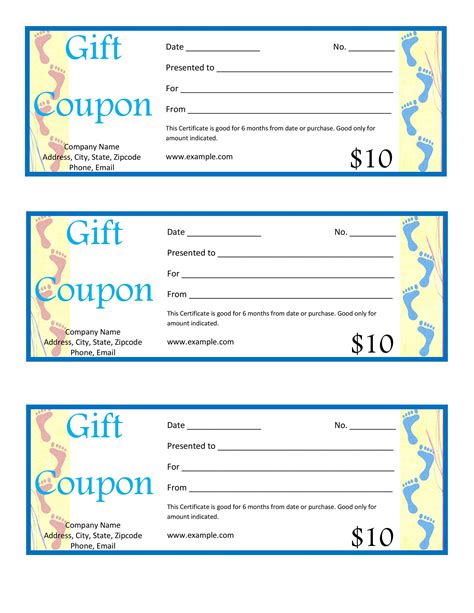 Coupon Template Free