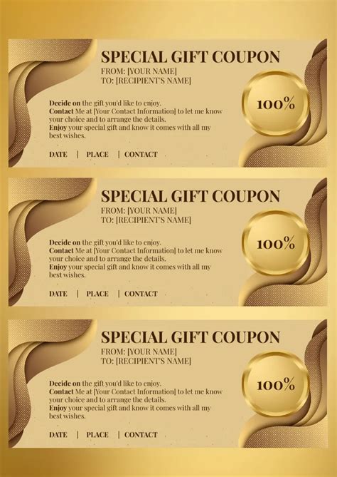 Coupon Template Google Docs