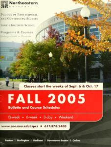 Course Catalog Northeastern