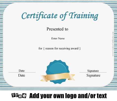Course Certificate Template