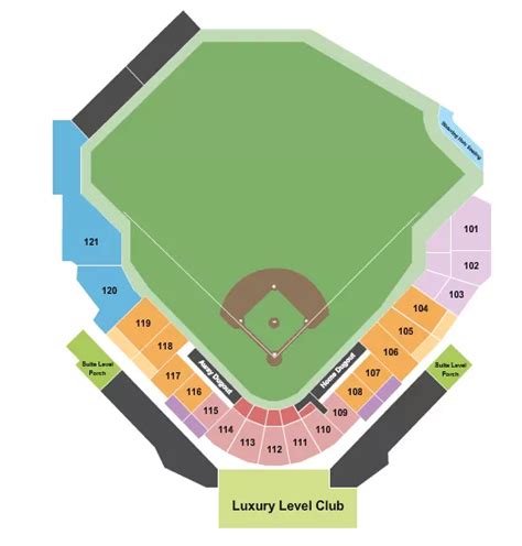 Covenant Health Park Seating Chart With Seat Numbers
