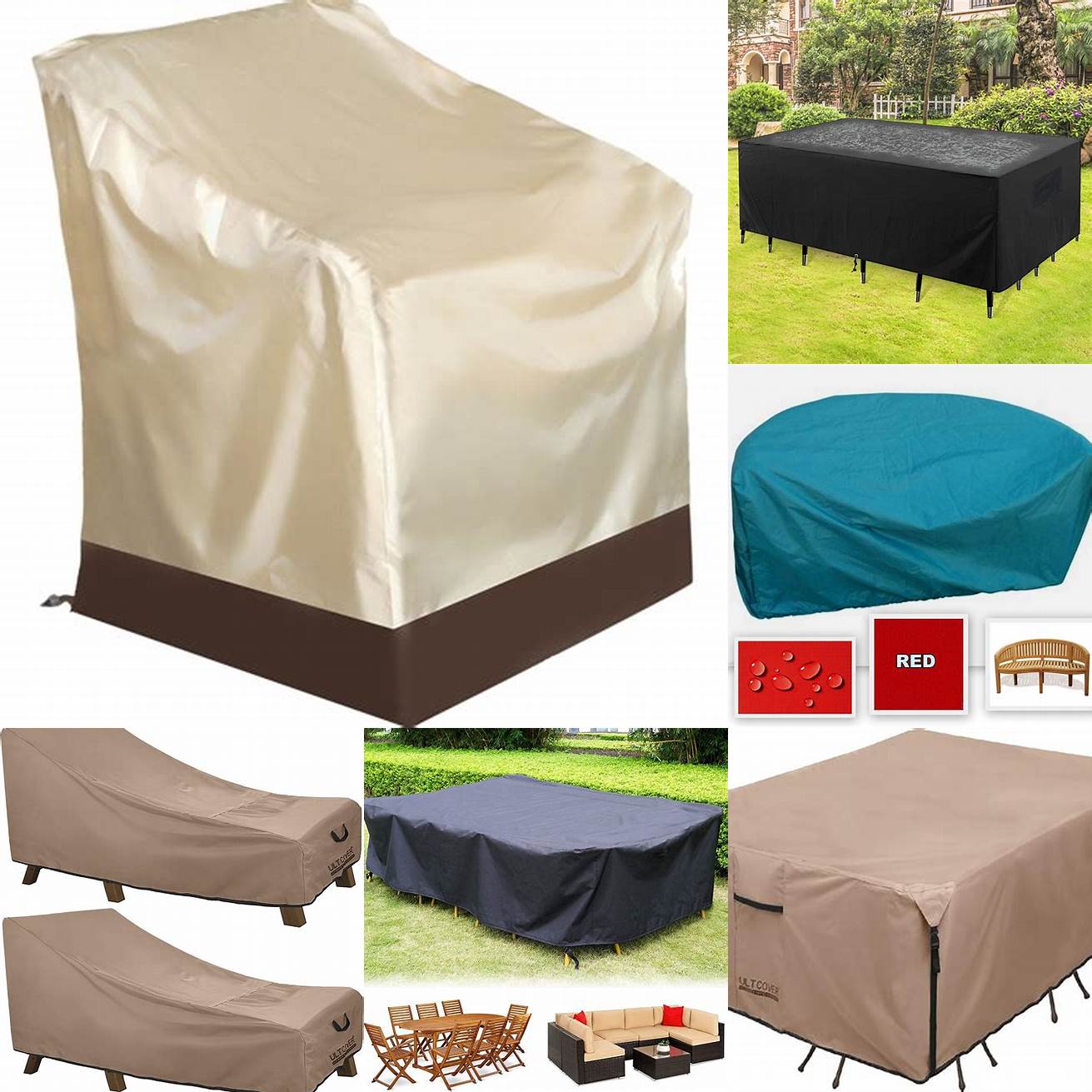 Covering Teak Furniture with a Waterproof Cover