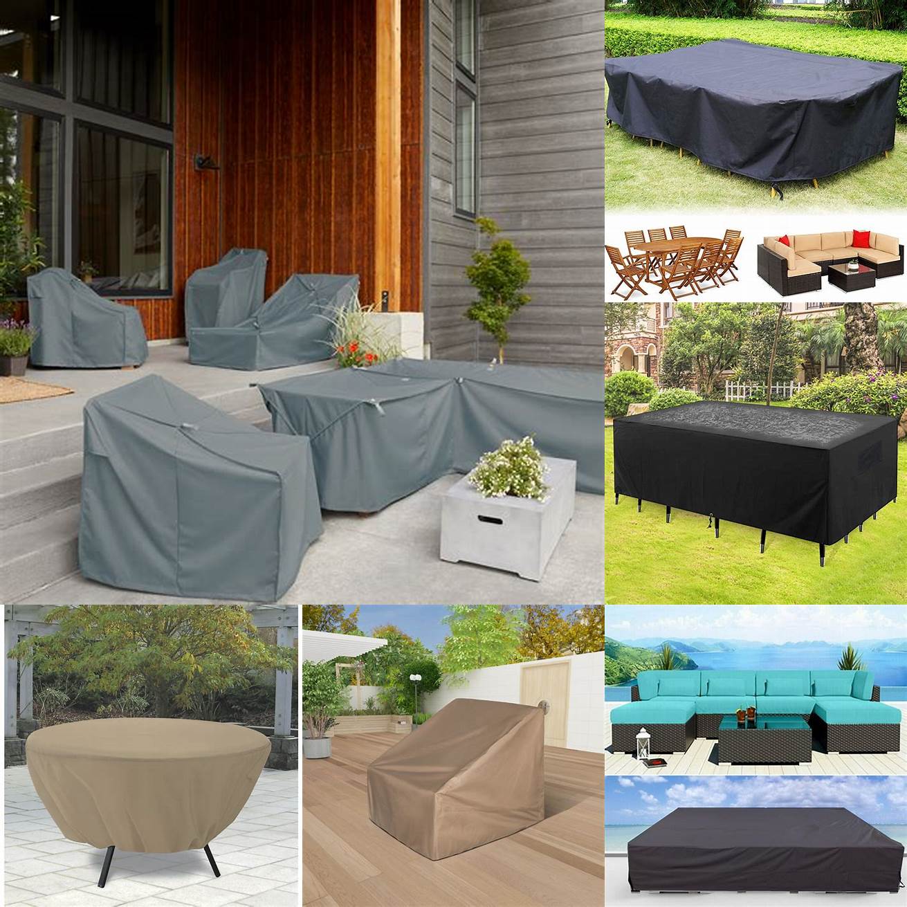 Covering outdoor furniture