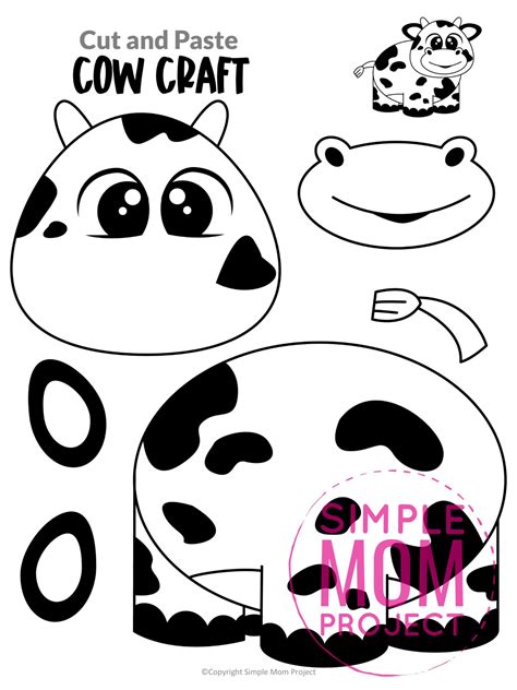 Cow Cut Out Template