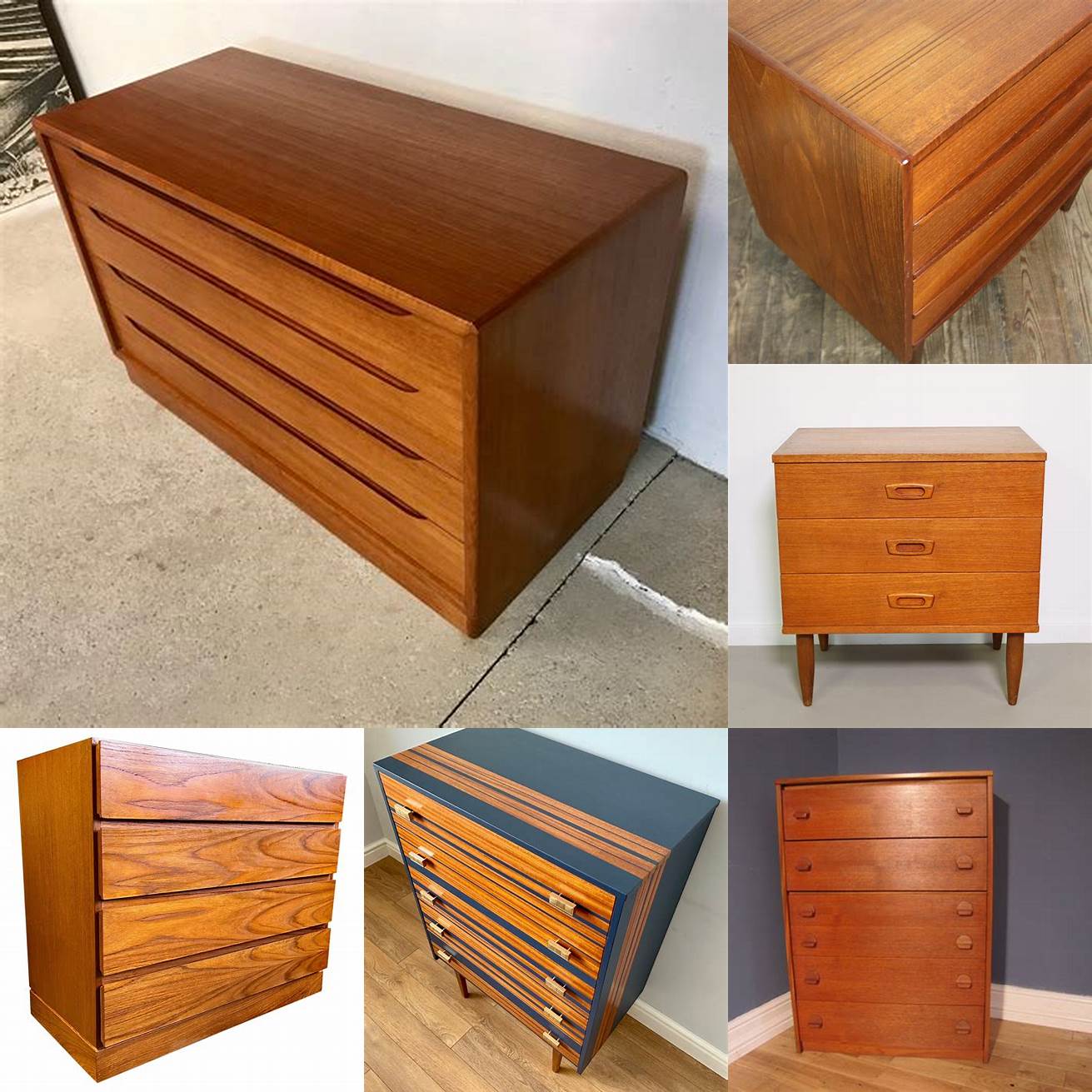 Create a Teak Chest of Drawers