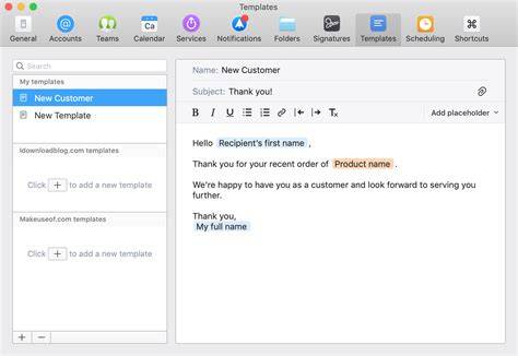 Create Email Template In Mac Mail