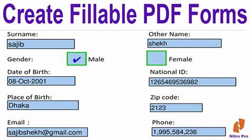 Create Fillable Form In Nitro Pro