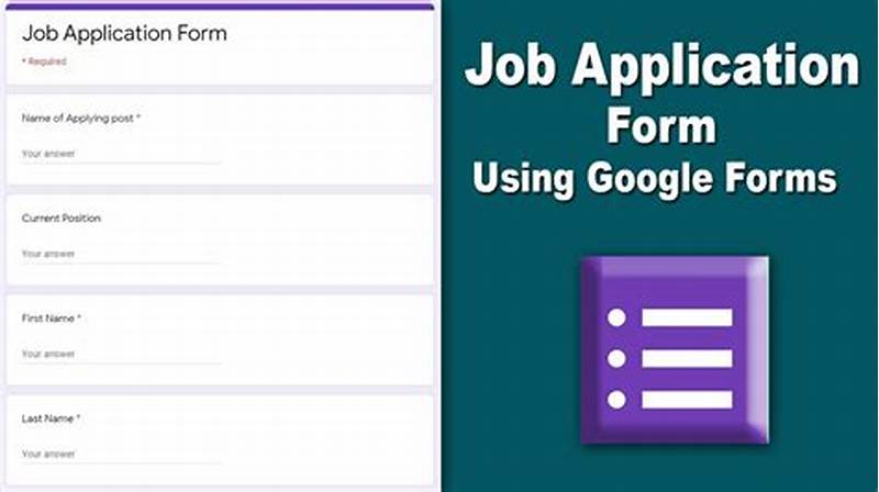 Create Google Form For Job Application