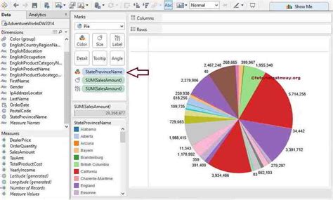 Create Pie Chart In Tableau