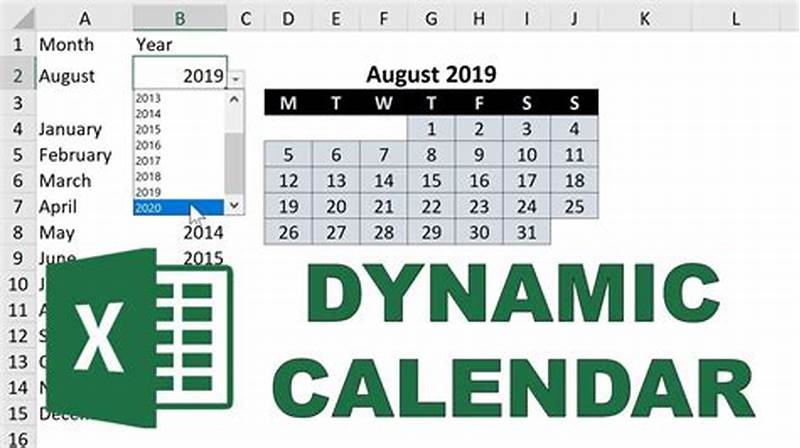 Creating A Dynamic Calendar In Excel