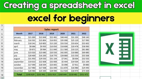 Creating A Template In Excel