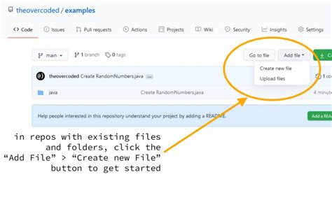 Creating folders inside a GitHub repository without using Git