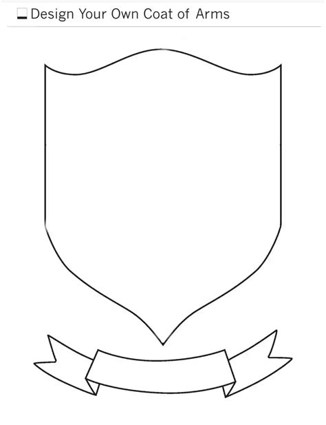 Crest Of Arms Template