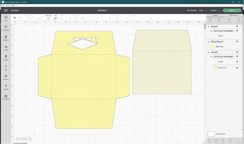 Cricut Envelope Template