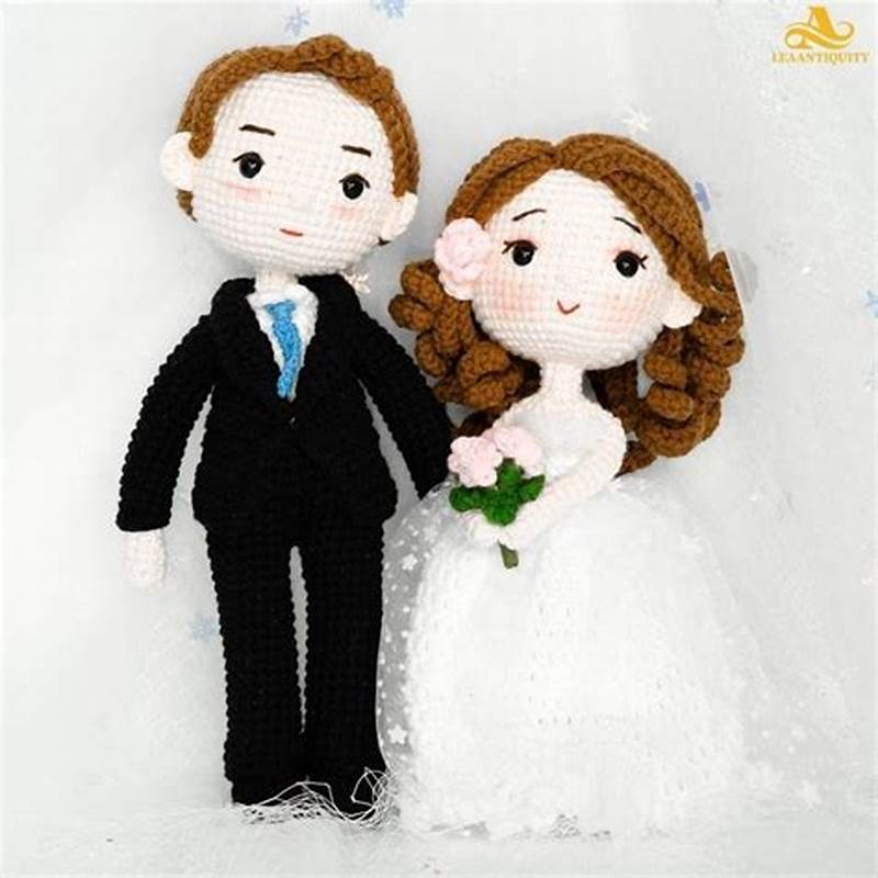 Crochet Bride And Groom Cake Topper Pattern