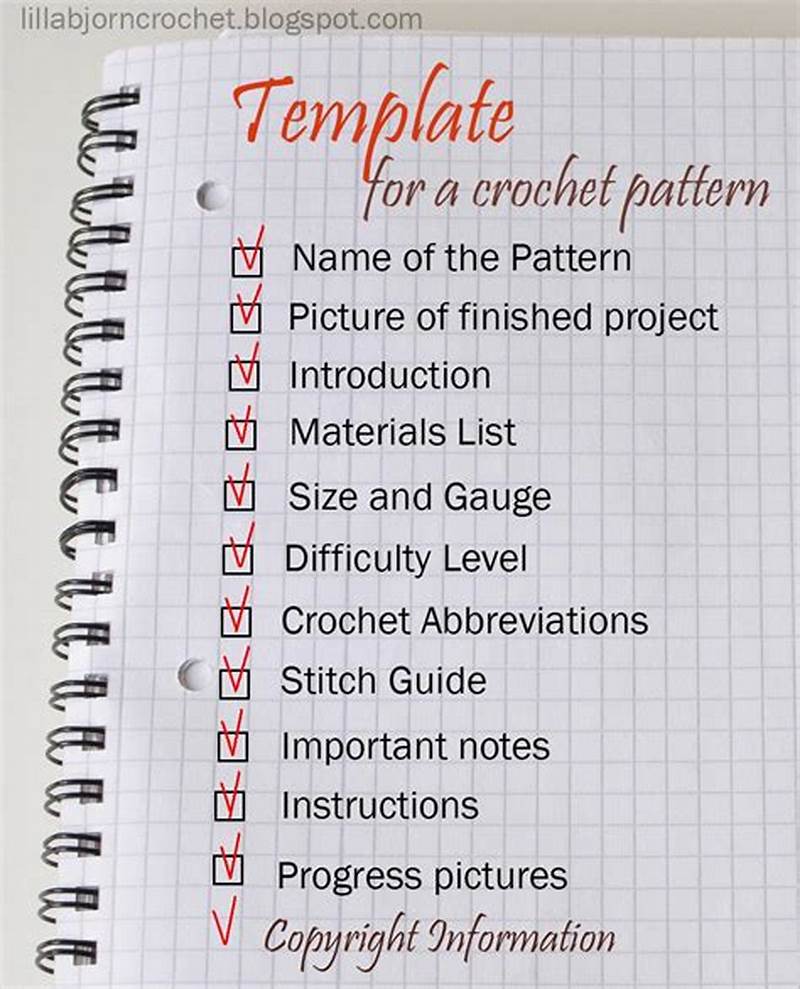 Crochet Pattern Writing