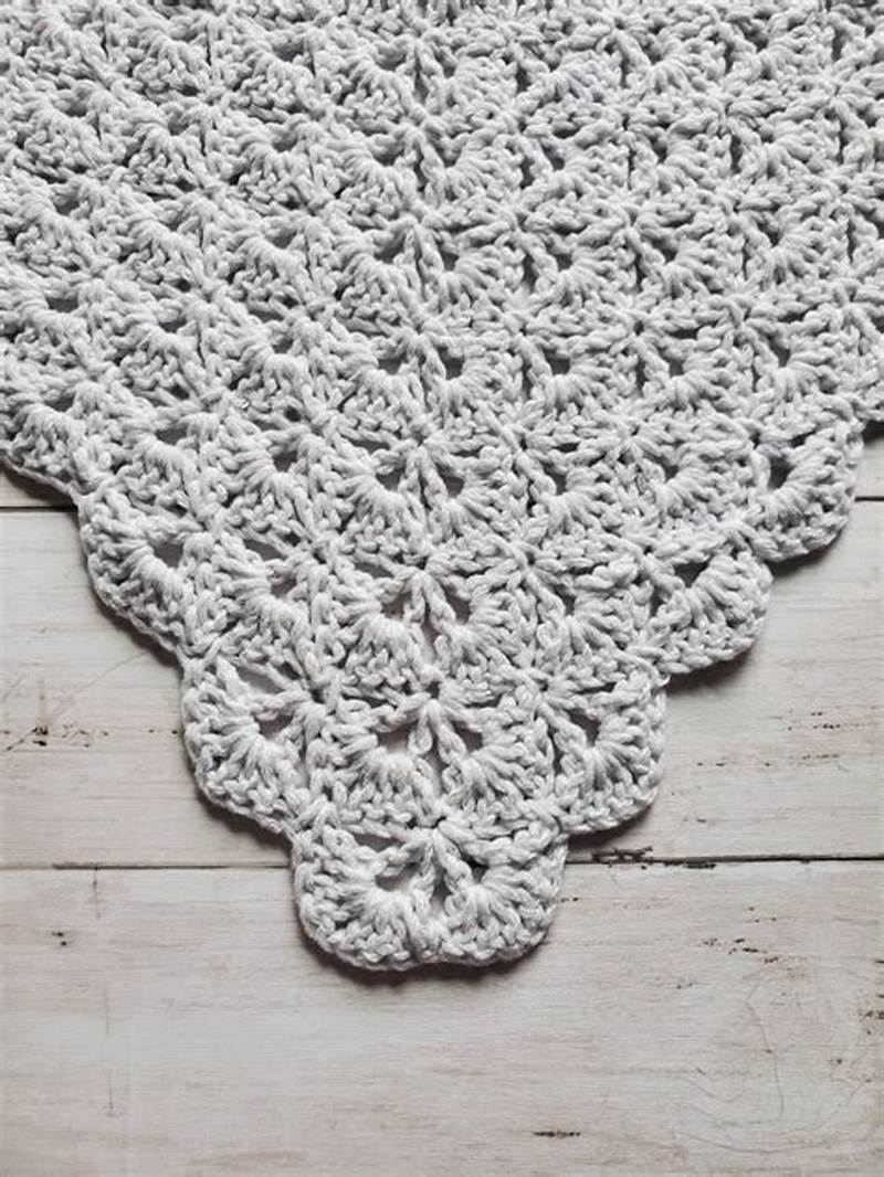 Crochet Shell Blanket Free Pattern
