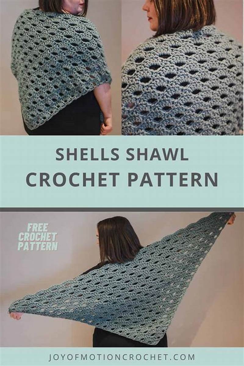 Crochet Shell Pattern Shawl