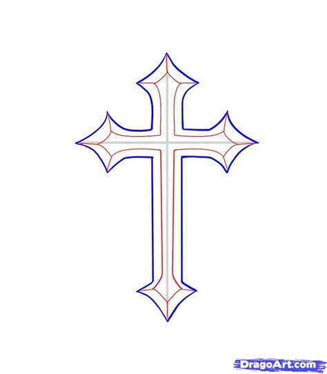 Cross Tattoo Template