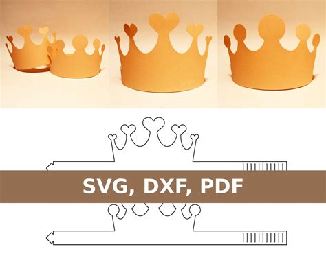 Crown Cut Out Template