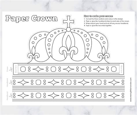Crown Templates To Print