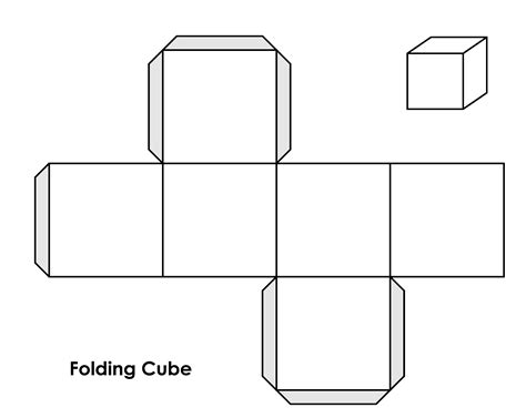 Cube Fold Template