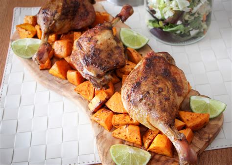 Cuisse de canard confite patate douce degustation