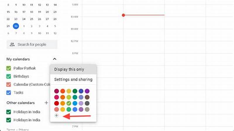 Custom Color Labels Google Calendar