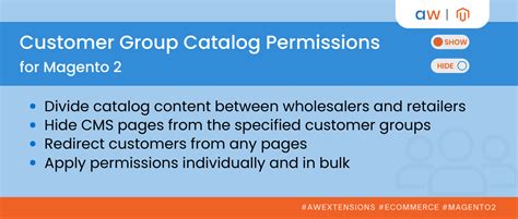 Customer Group Catalog For Magento 2