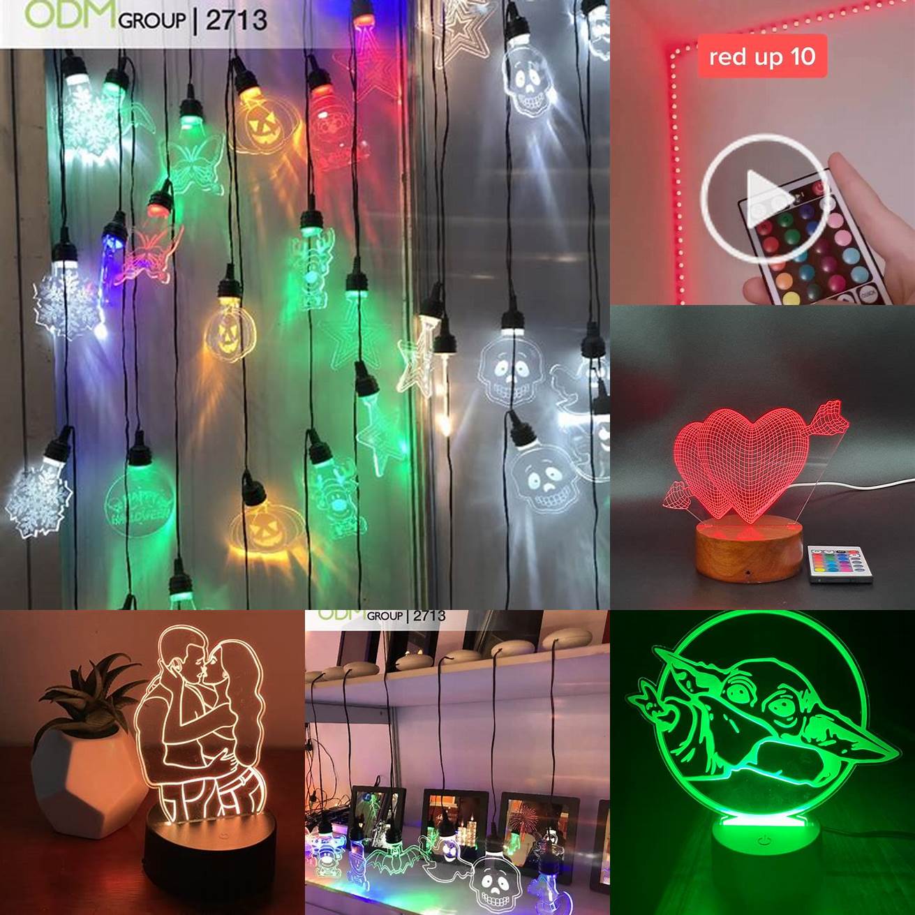 Customize the LED lights to match your style or mood
