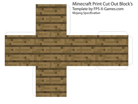Cut Out Minecraft Printables