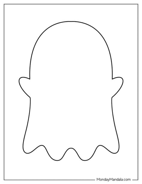 Cute Ghost Face Templates