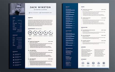 Cv Indesign Template Free